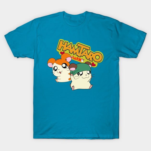 Hamtaro and Cappy Kaburu kun T-Shirt by Celestial Crafts